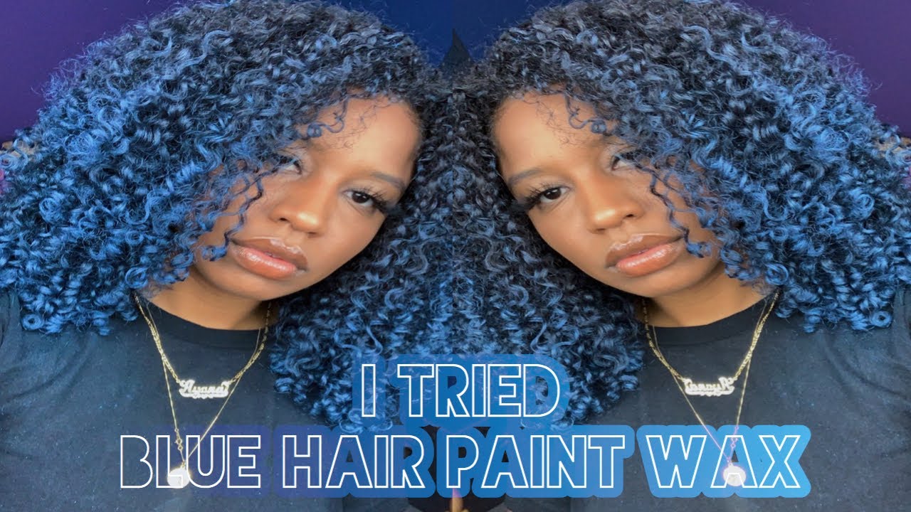 4. Blue Hair Wax Paint by HailiCare - wide 1