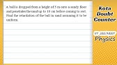 A Healthy Youngman Standing At A Distance Of 7 M From 11 8 M High Building Sees A Kid Slipg F A Healthy Youngman Standing At A Distance Of 7 M From 11 8 M High Building Sees A Kid Slipg F