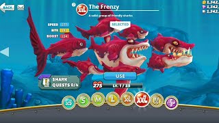 The Frenzy Unlocked | Hungry Shark World - android Gameplay screenshot 2
