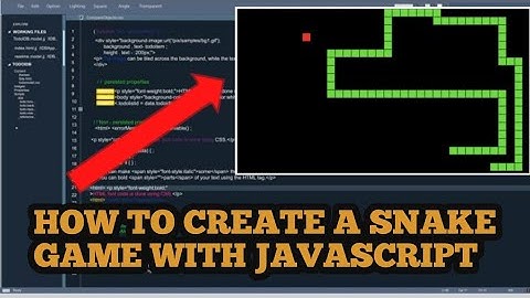 CARA MEMBUAT GAME SENDIRI | SNAKE GAME