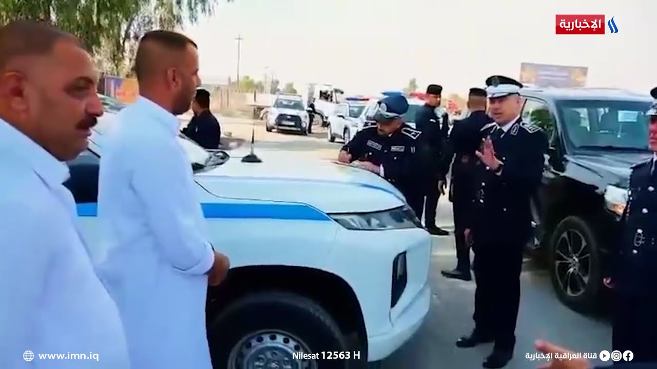 مدير المرور العام يجري جولة ميدانية في كركوك لمتابعة عمل القواطع والإشراف على تنظيم الحركة المرورية