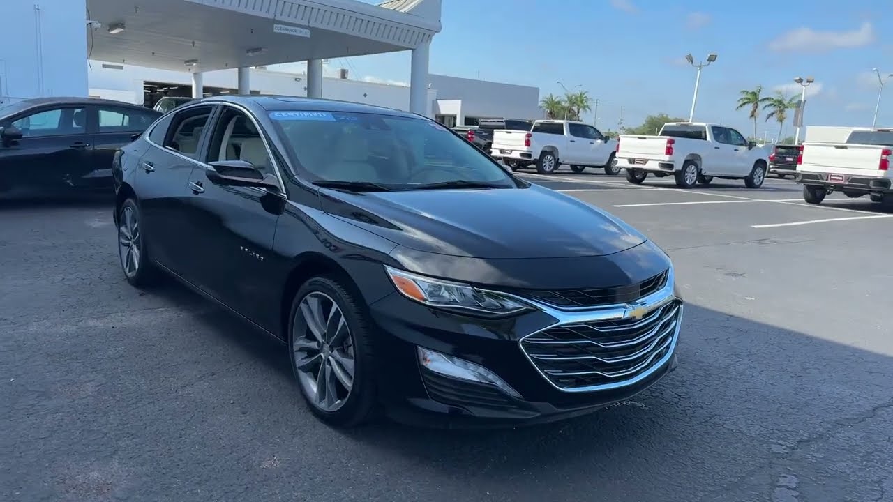 NEW 2022 CHEVROLET MALIBU Premier Black - YouTube