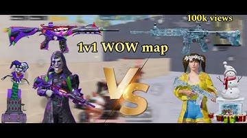 Glacier vs m416 joker 1v1 🔥wow map 🔥 PUBG mobile