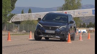 Peugeot 5008 2017 - Maniobra de esquiva (moose test) y eslalon | km77.com