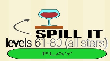 Spill it walkthrough levels 61-80 (ALL STARS)