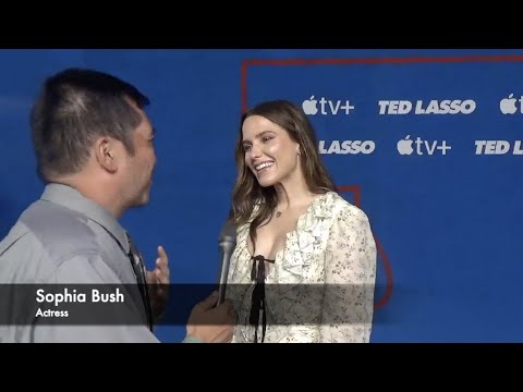 Ted Lasso Blue Carpet: Sophia Bush Talks About Ted Lasso Comedy and Soccer Being Her Favorite Sport