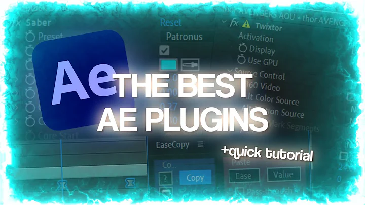 My FAVORITE After Effects PLUGINS