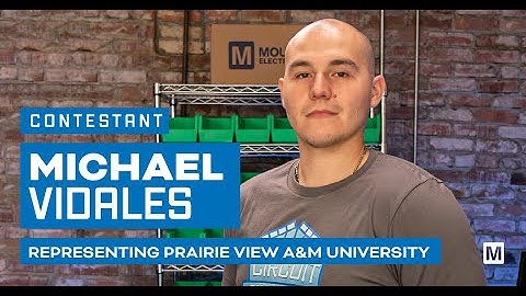 Meet Michael Vidales from Prairie View A&M University - Circuit Showdown | Mouser Electronics