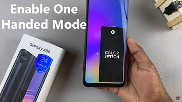 How To Enable One Handed Mode On Samsung Galaxy A05