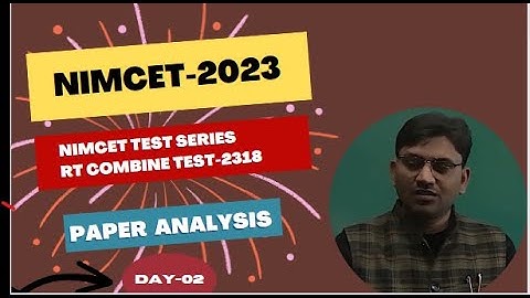 #NIMCET-2023-24 /#CUET-PGQP26/RT Combine Test -18/PAPER ANALYSIS/#Varanasi