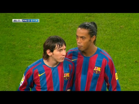 18 Year Old Messi Masterclass vs Real Madrid (Away) 2005-06 English Commentary HD 1080i