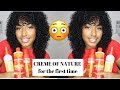 I tried the CREME OF NATURE with Argan oil from Morocco line | Patricia Bento