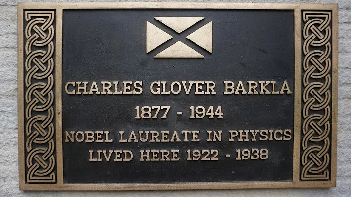 Charles Glover Barkla plaque unveiled
