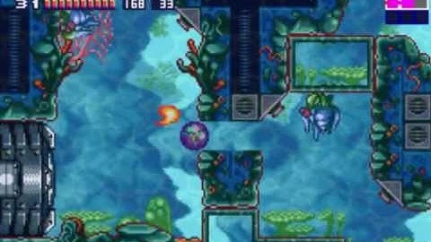 Metroid Fusion (GBA) Playthrough Part 13 - The Underwater Environments of Sector 4