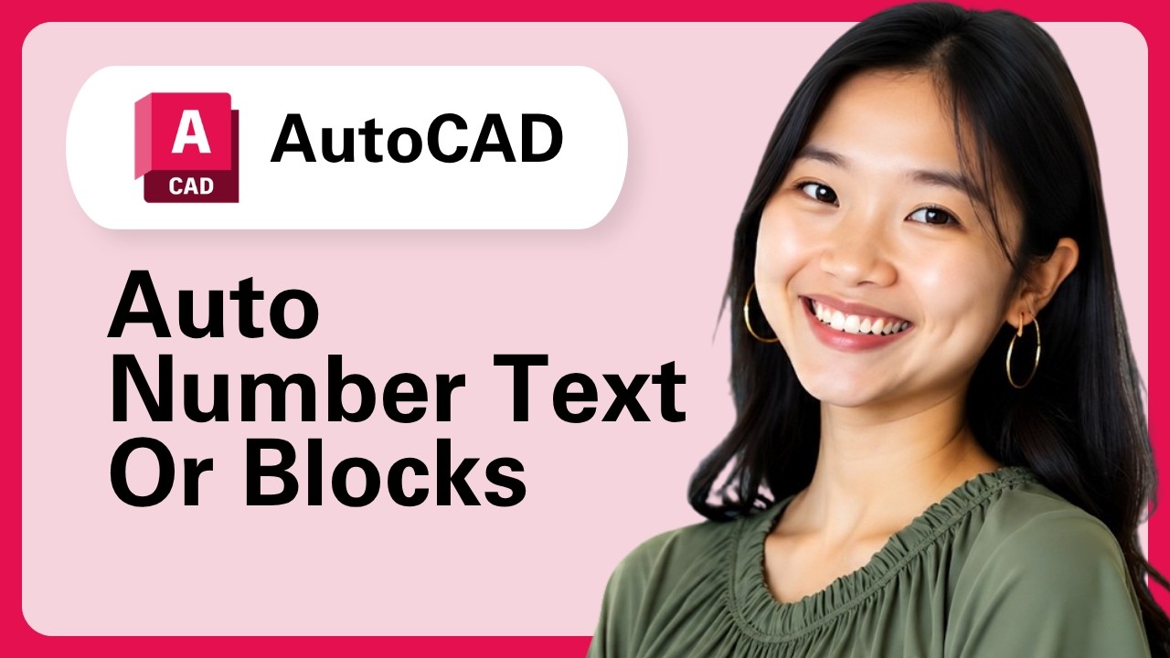 AutoCAD: How To Auto Number Text Or Blocks (Fast Labeling Tips)? - YouTube