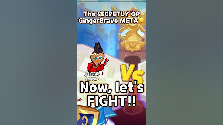 GINGERBRAVE META?!😱|| #crk #cookierun #cookierunkingdom