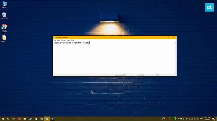 How to mute/unmute system volume with a keyboard shortcut on Windows 10