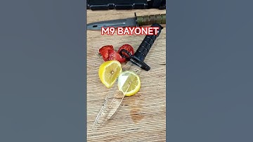 Glass M9 Bayonet – Will It Cut?! #shorts