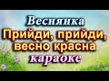 Прийди прийди весно красна караоке