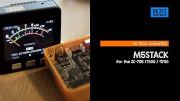 M5 Stack - Icom IC-705 DX Tracker & Metering Radio Apps