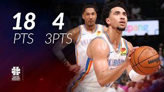 Jared McCain 18 pts 4 threes vs Wizards 25/26 season