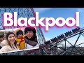 Blackpool vlog  pleasure beach 2024