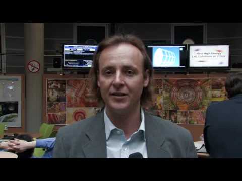 The high-energy collisions at 7 TeV, building 40, ...