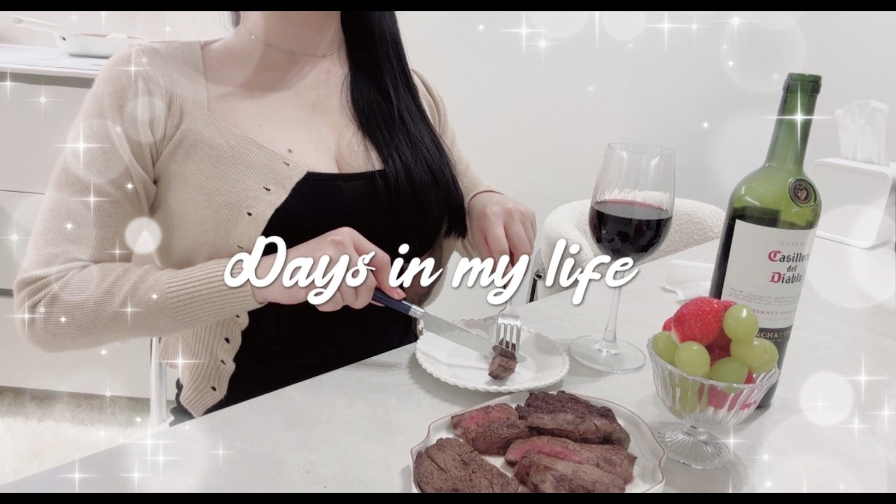 자취하면서 영앤리치처럼 살아보기💸ㅣ산리오 카드 겟또✨ 정승재 스테이크 굽기