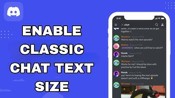 How To Enable Classic Chat Text Size On Discord App | Step By Step
