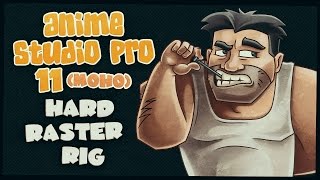 Anime Studio Pro 11 (Moho) Hard Raster Rig Speedwork