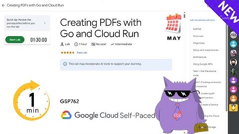 Creating PDFs with Go and Cloud Run | #2025 | #GSP762  |#qwiklabs |Solution