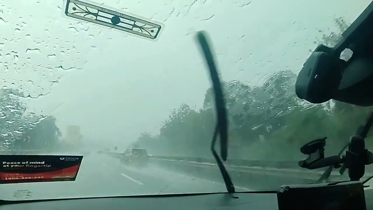 Heavy rain and we are chasing this storm