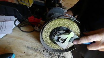 Bench Grinder Wire Wheel Installation