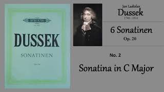 DUSSEK - op.20 no.2 - Sonatina in C Major