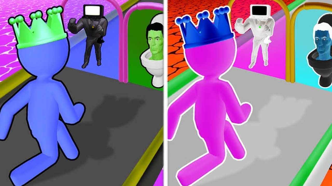 Giant Rush Reverse ◀️ gameplay Colour Run walkthrough , iOS Android New Update ( part : 712 )