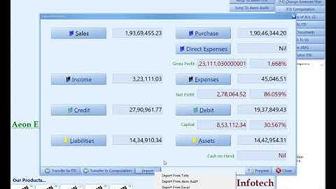 How To Prepare Copy Of Account In AEON-ERP Software