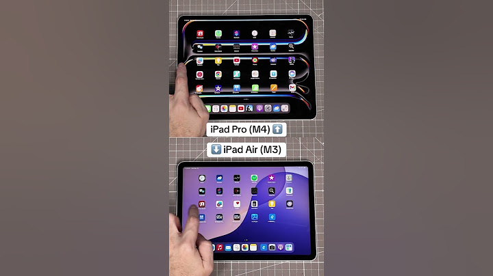 iPad Pro M4 (13-inch) vs. iPad Air M3 (11-inch) Side-by-Side Comparison