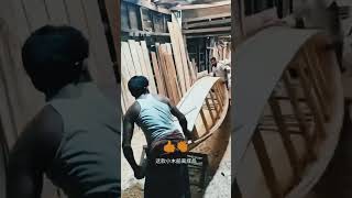The Art of Traditional Boat Building in Bangladesh | Handcrafted Wooden Boats #shorts #craft