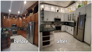 Re-painted Kitchen Cabinets