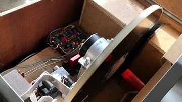 homemade mechanical Baird TV transmitter with Nipkow disk