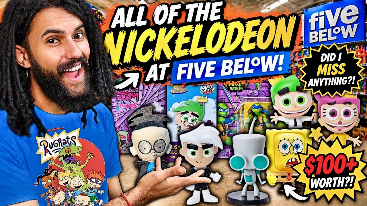 They Had SO MUCH Nickelodeon at Five Below… I Went Overboard 😳