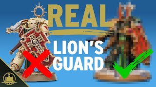 Kitbashing Warhammer 40K Lion's Guard!