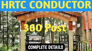 hpssc hrtc conductor exam | Hppsc new notification