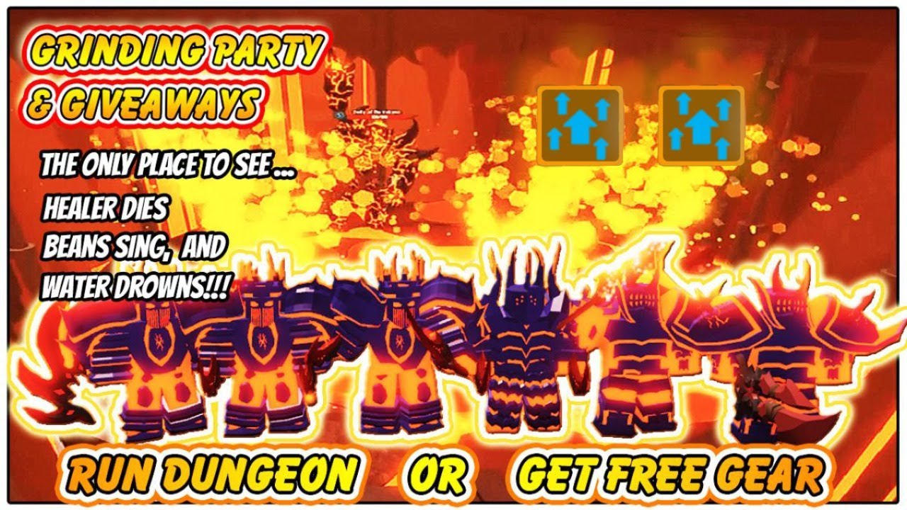 Live Volcanic Chambers Legendary Giveaway Nightmare Hardcore Runs In Dungeon Quest Roblox Youtube - dungeon quest roblox skills decal image