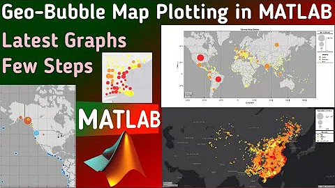 How to Plot Geographic Data on a Map in MATLAB || Latest Graph || Excel to MATLAB ||