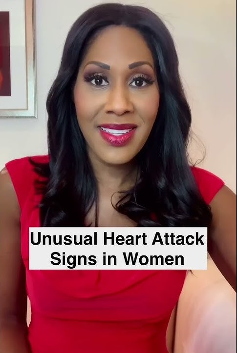 Unusual Signs of Heart Attacks in Women 💔 #shorts
