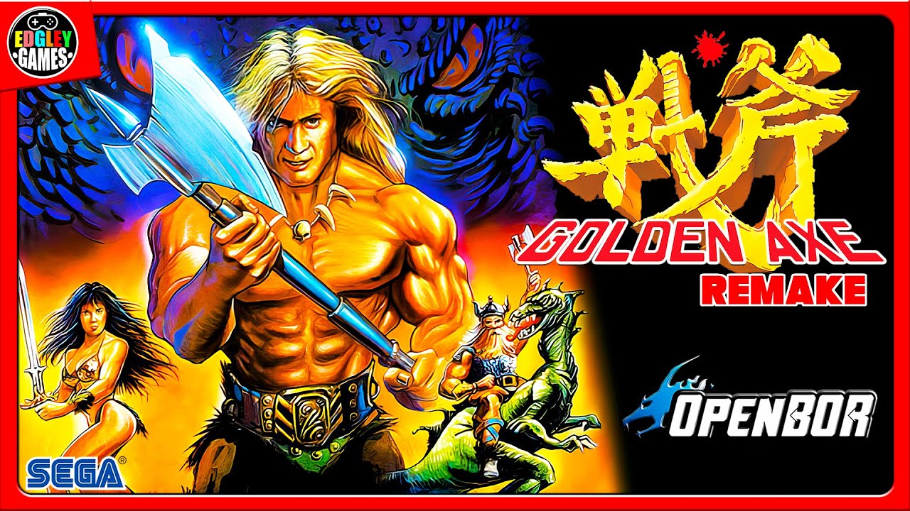 Golden Axe Remake Gameplay with Tyris Flare (OpenBOR) [Playthrough