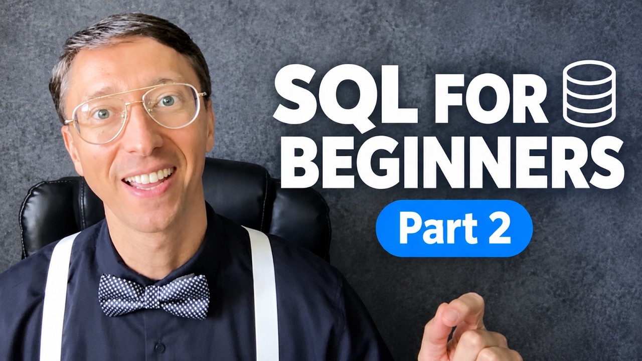 SQL Tutorial for Beginners - Part 2 - YouTube