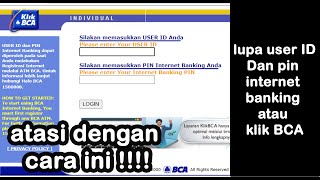 Bca internet banking individual login