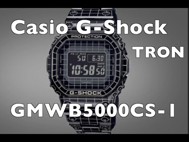 Casio G-Shock GMW-B5000CS-1 Tron - Just Another G-Shock? - YouTube